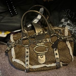 Brown guess purse